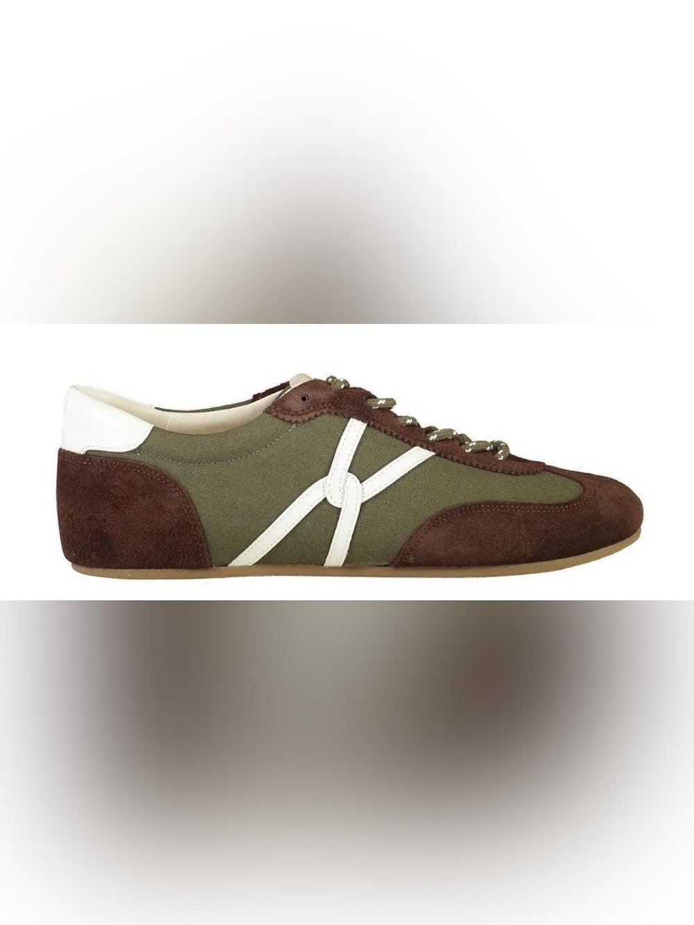 Veronica Beard Riviera Sneaker - cypress/espresso.